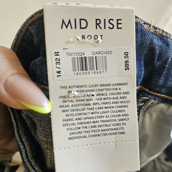 Lucky Brand Women's Blue Boot Cut Jeans - Picture 5 of 7